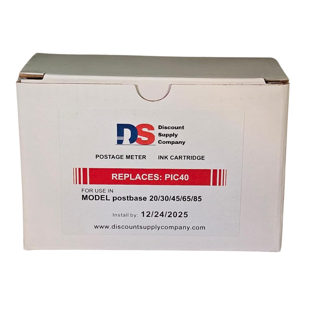 Discount Supply Company FP PIC40 High Capacity Postbase Ink Cartridge Set. Compatible with #58.0052.3028.00