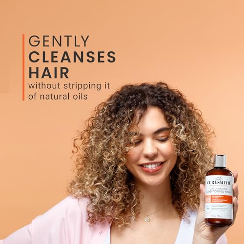 CURLSMITH - Curl Quenching Conditioning Wash - Vegan Cowash 2 in 1 Conditioner and Shampoo for Wavy, Curly and Coily Hair (32oz)