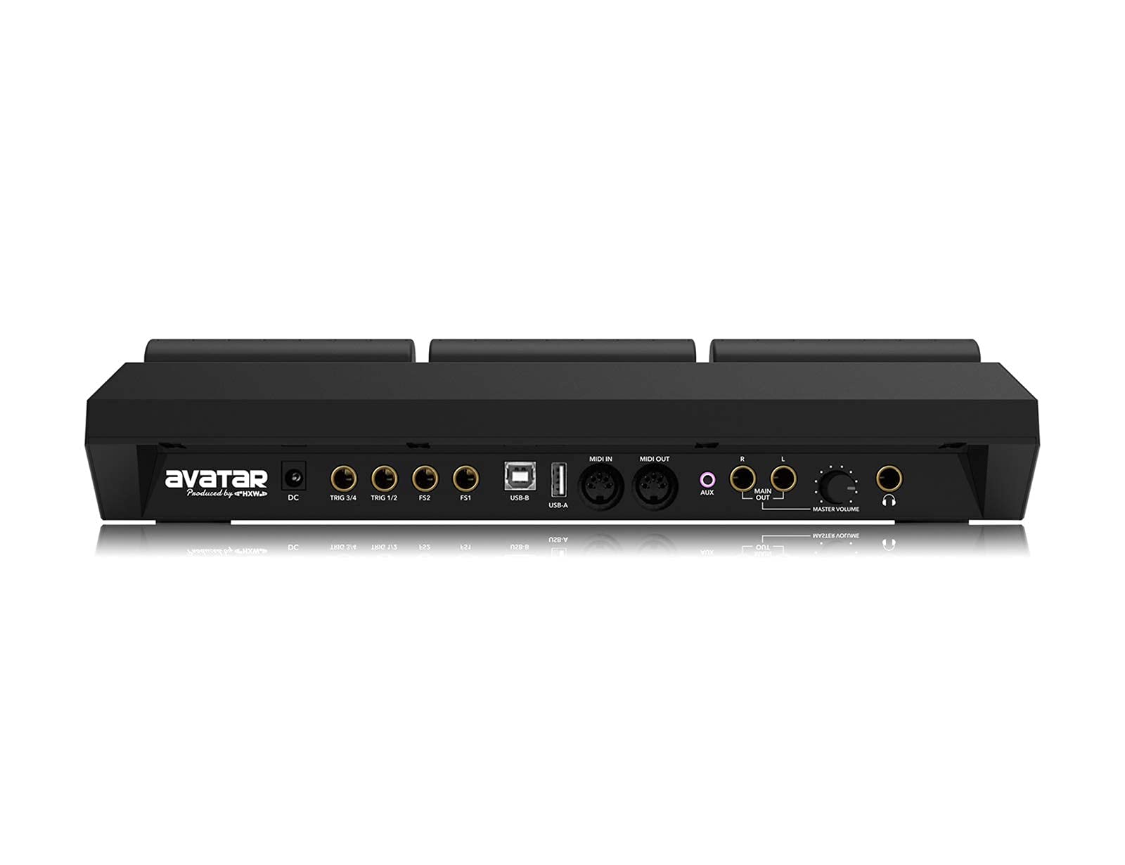 HXW PD705 Sample Pad for Sampling Sounds, Compact Multipad With 9 Velocity Sensitive Drum Pads, 592 Percussion Sounds, Support USB/MIDI In Out/AUX