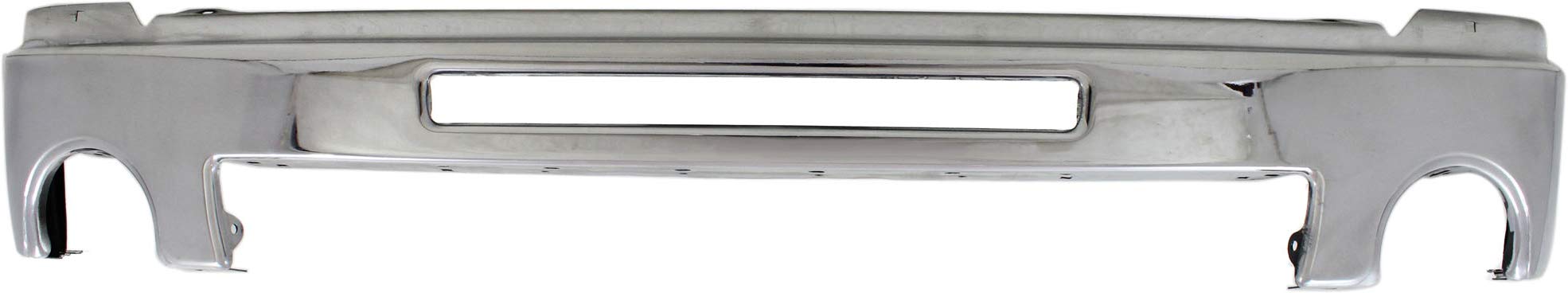 Garage-Pro Bumper Kit for GMC Sierra 1500 2007-2013 Front Chrome Steel w/Fog Light Holes For Models With Towing Package Replaces # 15902856 GM1002834 15131299 GM1015100