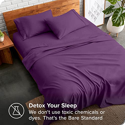 Bare Home Twin XL Sheet Set - College Dorm Size - Luxury 1800 Ultra-Soft Microfiber Twin Extra Long Bed Sheets - Deep Pockets - Easy Fit - Extra Soft - 3 Piece Set - Bed Sheets (Twin XL, Light Blue)