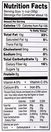 Amazon Brand - Happy Belly Whole Raw Almonds, 16 ounce (Pack of 1)