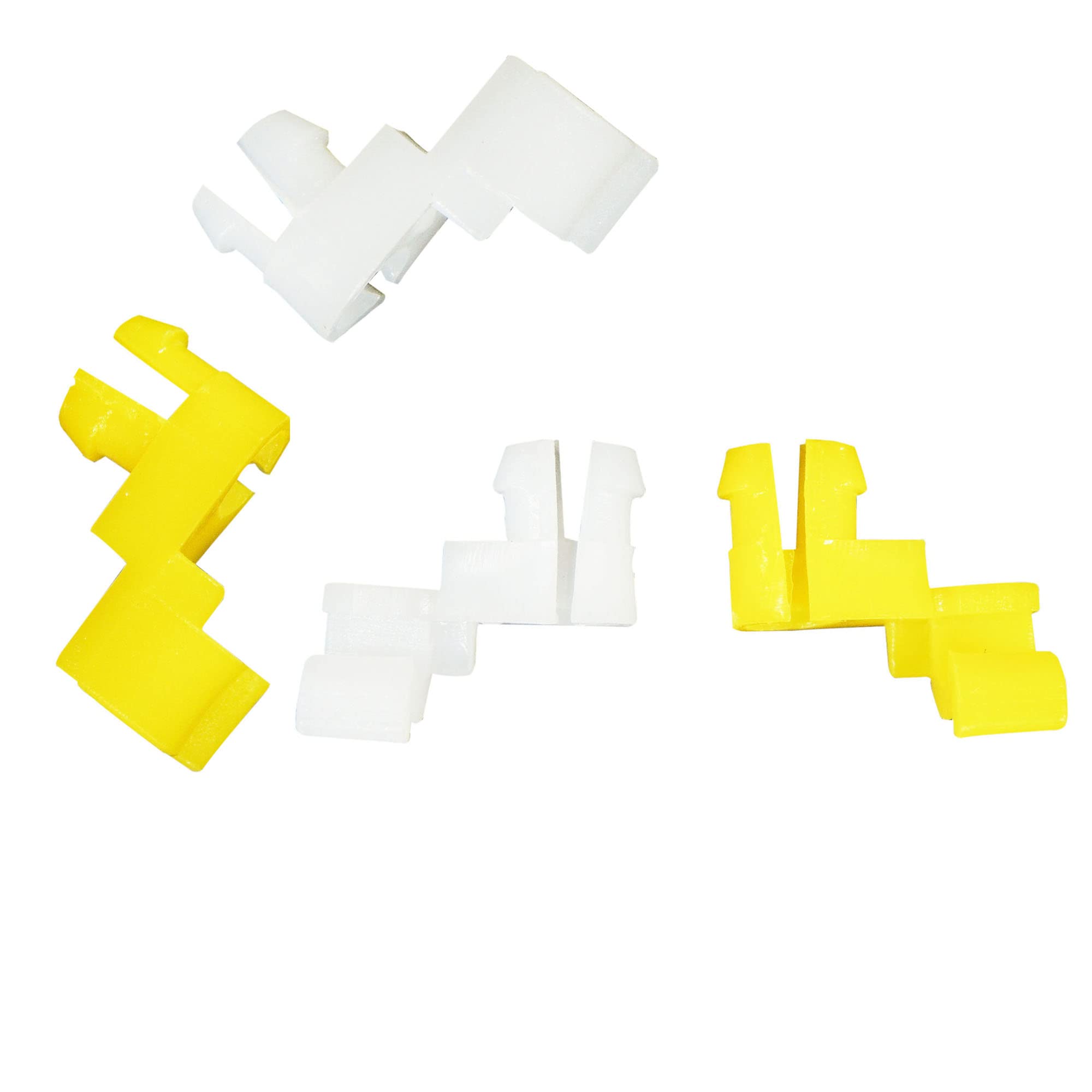 HiSport Tailgate Handle Door Lock Rod Clip Left & Right Rod Retainer Clips Compatible with Tundra Camry Celica Corolla Echo Highlander, 69293-12030 69293-12040, 5 Pair