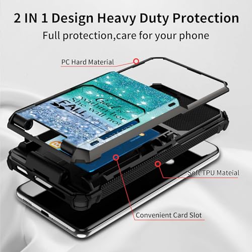 BEOTIWAD Moon Star Galaxy Florals Wallet Case for Samsung Galaxy S20 FE,Galaxy S20 FE Case,2 in 1 Heavy Duty Hybrid Hard PC+Soft TPU Protective Cover with Credit Card Holder ID Slot for Samsung S20 FE