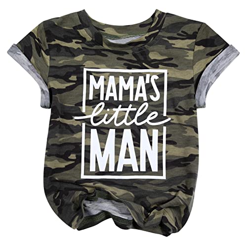 Mom and Son Matching Outfits Mama and Mama's Litter Man Print Shirts Cute Mom and Son Valentine's Day Gifts Red