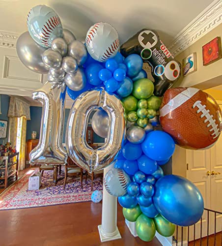 40 Inch Silver 40 Number Balloons Giant Jumbo Huge 40 Foil Mylar Helium Number Digital Balloons Silver Birthday Mylar Digital Balloons 40th Birthday Party 40th Anniversary Events Party Decorations
