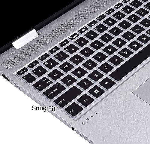 Keyboard Cover for HP 15.6 Laptop 15-dw 15-dy 15-ef 15-db/da/bs 15-bw/HP Envy x360 2-in-1 15.6 15-dy5033dx dy5073dx dy5399nr dy5599nr 15t-dw400/HP 17.3 Laptop 17-by/bs/ca 17-by4022wm by4025nr -Black