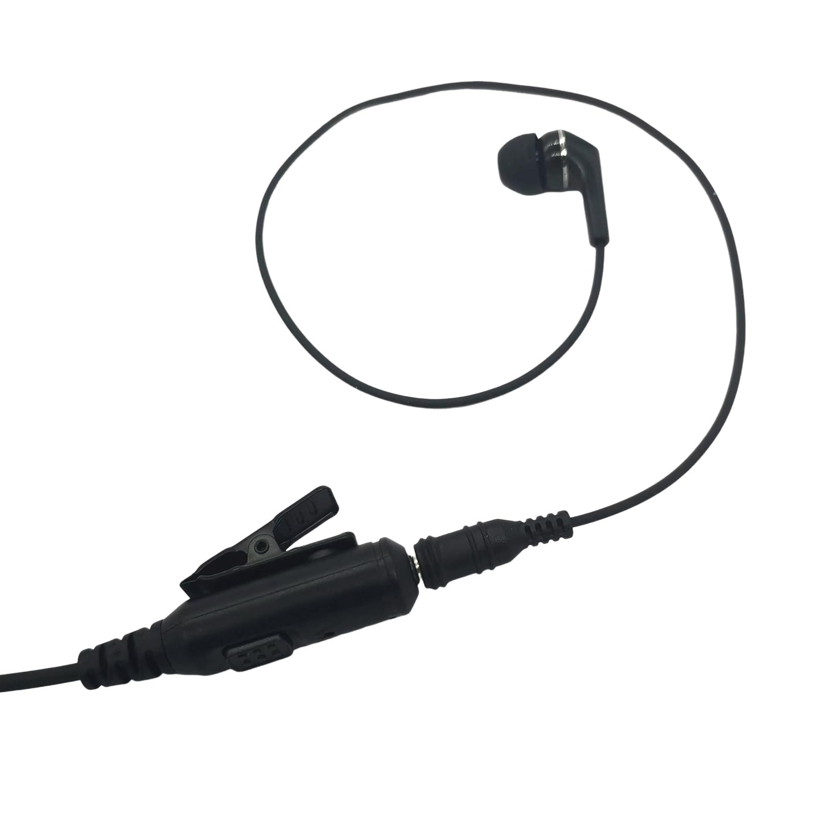 stdgove Radio Surveillance Earpiece Security Headset in Ear Piece 2 Pin Earphone Ptt Mic for Midland gxt x-tra xtra Talker gmrs gtx 1000 1000g 1050 gxt1000vp4 Walkie Talkies(to 3.5mm Earbuds)