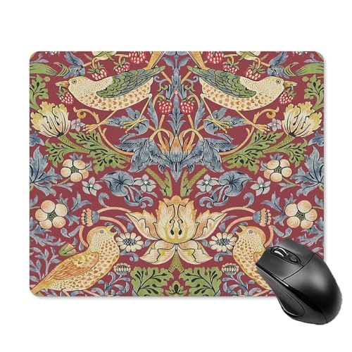 Keebik Gaming Mouse Pad, William Morris Mouse Pad7.1 x8.7 Inch Computer Mouse Mat Keyboard Full Desk Mousepad for Gaming, Office, Home