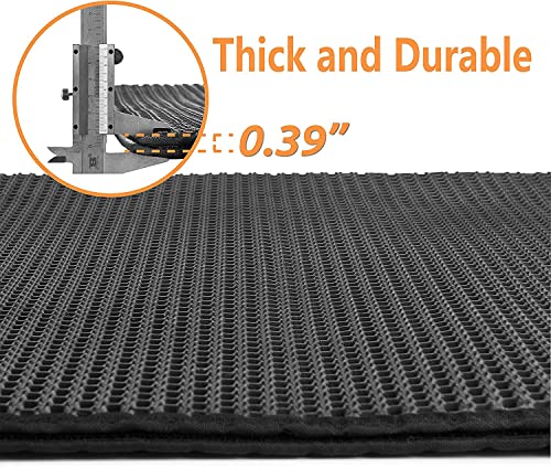 Conlun Cat Litter Mat Cat Litter Trapping Mat, Honeycomb Double Layer Design, Urine and Water Proof Material, Scatter Control, Less Waste,Easier to Clean,Washable