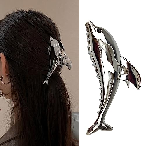 Large Realistic Black Metal Spider Claw Hair Clips - Strong Hold Nonslip Halloween Hair Accessories for Thick and Thin Hair