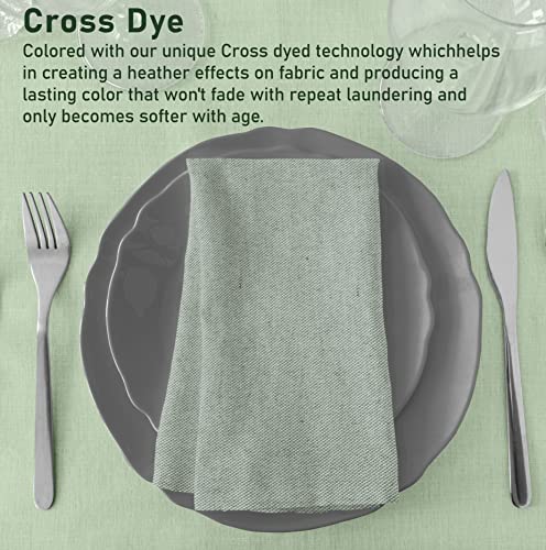 RUVANTI Cloth Napkins Set of 12, 18x18 Reusable Napkins Cloth Washable, Soft & Durable Table Napkins, Poly Cotton Fabric Dinner Napkins for Parties, Christmas, Thanksgiving, Weddings - Mauve