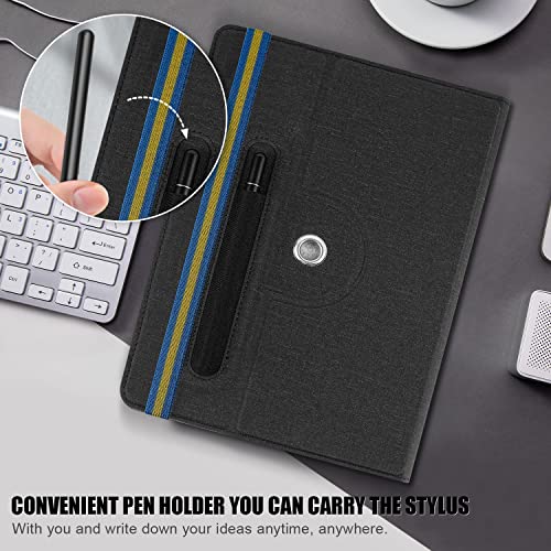 DINGGUAGUA Universal 10.1 Inch Android Tablet Case,Folio 360 Degree Rotating Multi-Angle Viewing Stand for All10.1 10.5" 10.9" Tablet,Gray