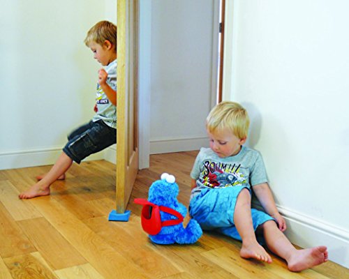 Jamm Jumbo Door Stopper | Door Stop Wedge Holds Doors Open in Both Directions | Premium Non Rubber Non Slip Hardware | Honey Beige - 1 Pack
