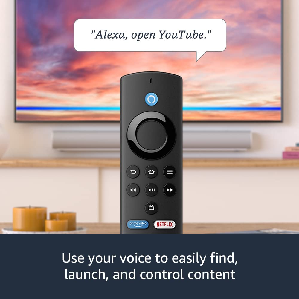 Certified Refurbished Fire TV Stick Lite, free and live TV, Alexa Voice Remote Lite, smart home controls, HD streaming