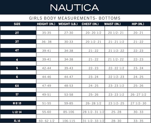 Nautica Girls' Pull-On Shorts with Logo Elastic Waistband Yellow