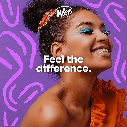 Wet Brush Paddle Hair Brush,Traditional Wood-Ultra-Soft IntelliFlexDetangling Bristles with AquaVentDesignForSpreading HairTreatmentsEvenly-Pain-Free Hair Brush For Women & Men,Shine Traditional Wood