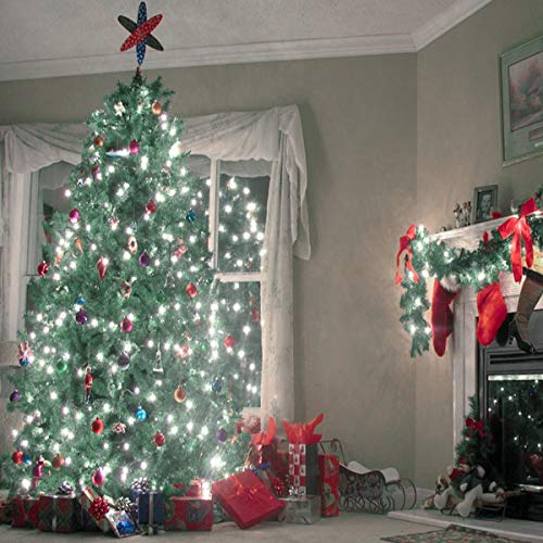 Decute 300LED 99FT Fairy String Lights Christmas Lights Silver Wire with Remote, Firefly Starry Light for DIY Christmas Tree Costume Wedding Party Table Centerpiece Decor Cool White