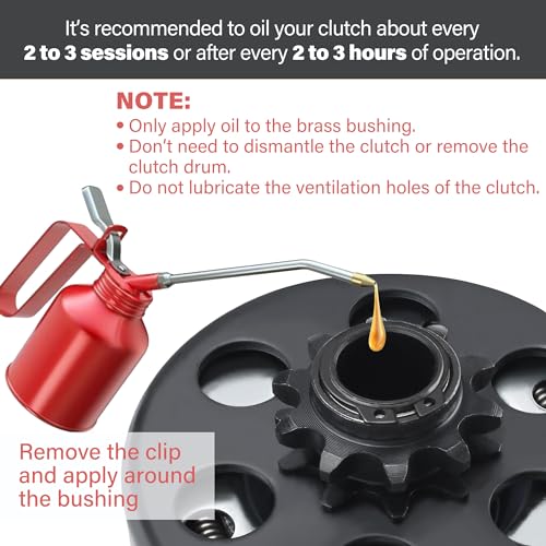 LotFancy Go Kart Clutch 3/4 Bore 10T for #40 41 420 Chain, Predator 212 Centrifugal Clutch, Up to 6.5 HP, Fit for Go Kart Minibike Baja Mini Bike MB165 MB200