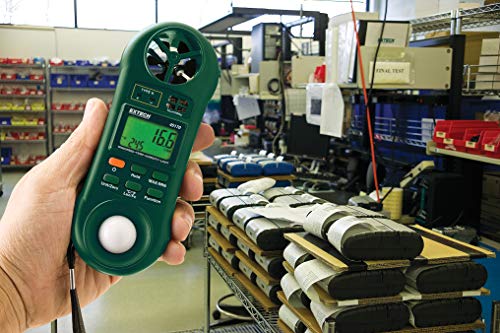 Extech 45170 Four in One Environmental Meter (Hygro-Thermo-Anemometer-Light)
