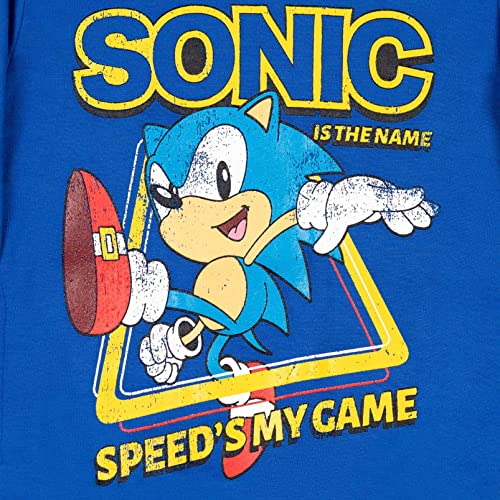 SEGA Sonic The Hedgehog And Friends Big Boys Fleece Hoodie Grey 18-20