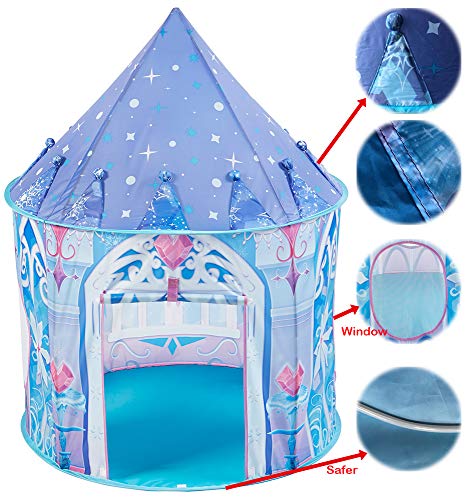 Kidodo Kids Play Tent Toy Children Pop Up Tent Kids Playhouse Indoor Outdoor Game Party Birthday Gifts Toddler for Boys Girls. Tunnel Foldable Tent for Baby Children