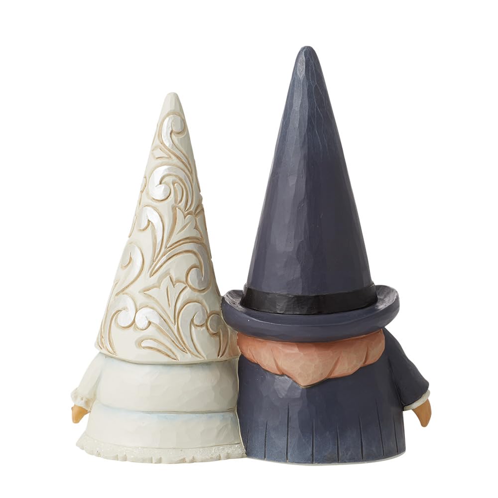 Enesco Jim Shore Heartwood Creek Four Seasons Wedding Couple Bride and Groom Gnomes Figurine 5.7 Inch