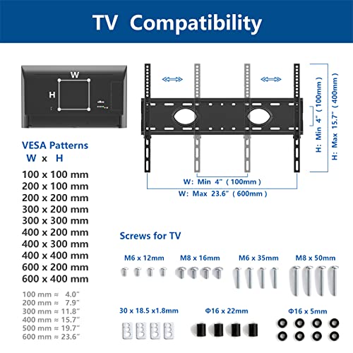 Mobile TV Cart for 32-80 Inch Screens up to 110 lbs, Height Adjustable Rolling TV Stand with Locking Wheels and Metal Shelf, Portable Outdoor Floor TV Stand Movable Monitor Holder for Home Office