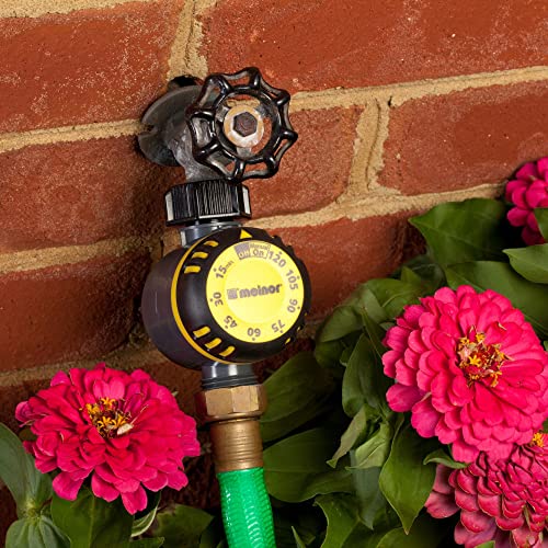Melnor 65136AMZ Mechanical Timer, Black, Yellow