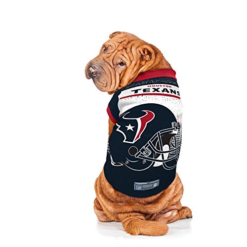 Littlearth Unisex-Adult NFL Houston Texans Performance Pet T-Shirt, Team Color, Large
