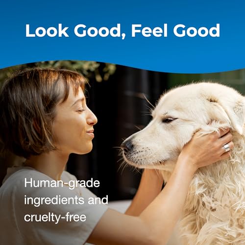 Pet-Ag Fresh ’n Clean 2-N-1 Conditioning Shampoo, Baby Powder Scent - 18 oz - Moisturizes with Vitamin E & Aloe Vera - Strengthens & Repairs Coats - Soap Free