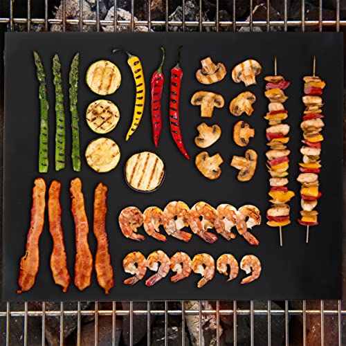 7-Piece Stainless-Steel BBQ Cooking Utensils Set - Barbecue Grill Accessories with Aluminum Portable Handled Storage Case by Home-Complete (Silver)