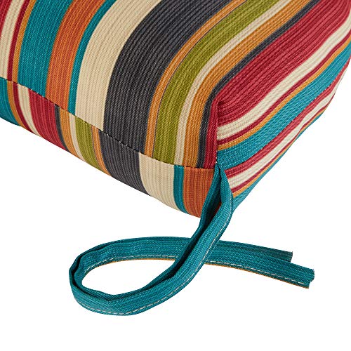 Greendale Home Fashions 72 x 22-inch Outdoor Chaise Lounge Cushion, Set of 1, Sunburst