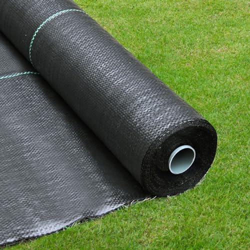 Pattiumo Weed Barrier Landscape Fabric 3x180FT 3.2oz Garden Weed Barrier Fabric Heavy Duty Woven Geotextile Fabric Weed Blocker Fabric Driveway Fabric Ground Cover Weed Barrier Mat Weed Control Fabric