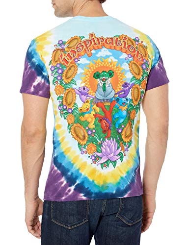 Liquid Blue Men's Grateful Dead Guru Bear T-Shirt, Multi, Medium