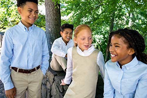 French Toast Girls' Big Ribbon Bow Pleated Jumper, Black, 12