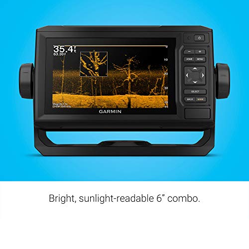 Garmin ECHOMAP UHD 63cv, Keyed Chartplotter with U.S. LakeVü g3 and GT24UHD-TM transducer