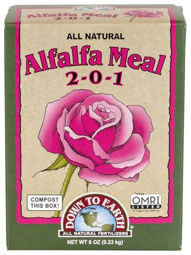 Down to Earth Organic Alfalfa Meal Fertilizer Mix 2-0-1, 0.5 lb