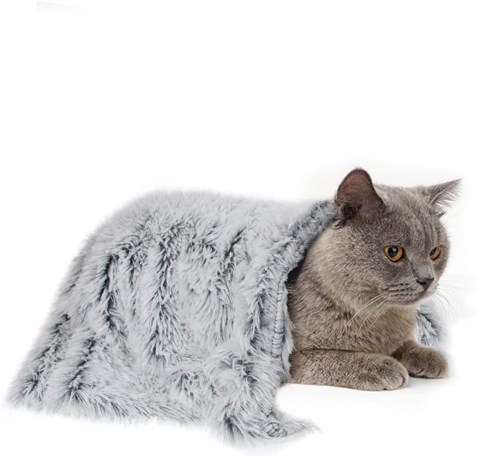 PJYuCien Blankets 1 Pack 3 - Fluffy Premium Fleece Flannel Throw Dog Blanket, Soft Warm Cute Print Cat Blanket, 23"x16" Pet Blankets for Small Dog Cat Puppy