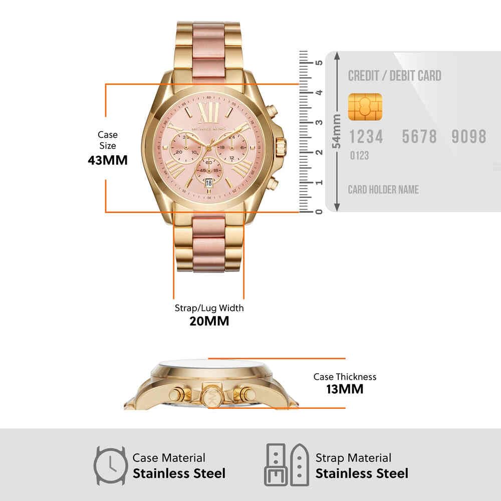 Michael Kors Watch for Women, Bradshaw Gold-Tone Women's Watch