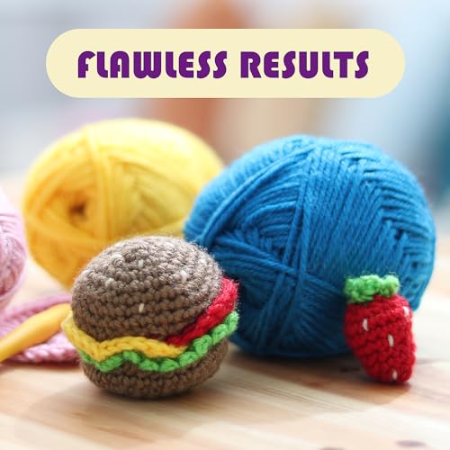 Acrylic Yarn for Crocheting & Knitting - Crochet Yarn for Crocheting, Knitting Yarn, Soft Yarn for Crocheting, 3 Pack of 370 Yds Yarn for Knitting & Amigurumi, Medium Worsted Weight Yarn 4, Denim Blue