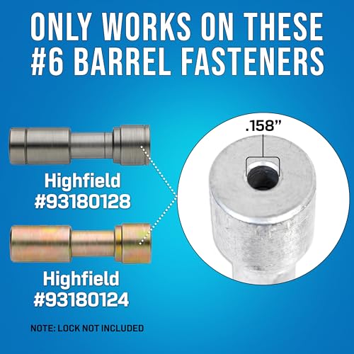 Jonard Tools TTBW-158 Steel Barrel Fastener Plunger Tool for Water Utility Fasteners with 0.158” Inside Diameter
