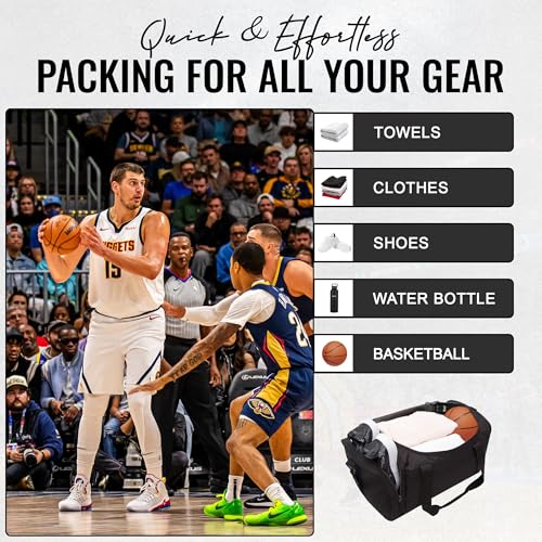 Jetstream Heavy Duty Hockey Bag | Multi Pocket Travel Duffel Bag | Large Sports Gym Equipment with Water Repellency | Foldable Luggage Bag with Padded Handles For Camping (36 Inch, Blue)