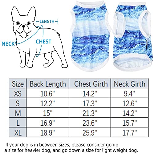 SHIAOMIN Dog Cool Vest Instant Cooling Bulldog Clothes on Summer for Small to Medium Dogs and Cats (Medium)