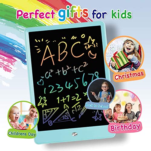 ORSEN 10 Inch LCD Doodle Board Writing Tablet for Kids - Colorful Drawing Pad and Educational Toy Gift for 3-6 Year Old Boys and Girls