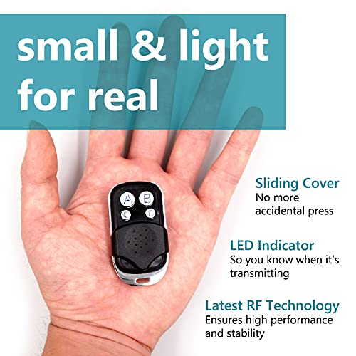 2 for Liftmaster Chamberlain Craftsman Garage Door Opener Remote Keychain 890max