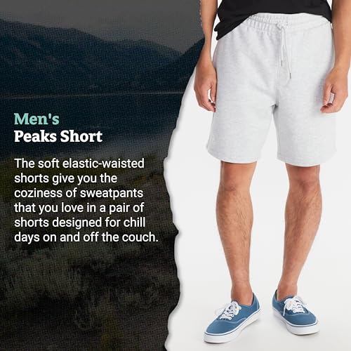 MARMOT Men's Peaks Short, Light Grey Heather, Small