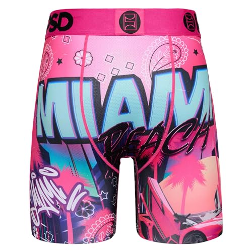PSD Men's Drippin Heat Boxer Briefs, Multi, M