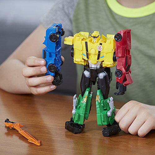 Transformers Toys Autobot Team Combiner Pack - 4 Figure Gift Set – Combine into a Super Robot - Age 6 and Up - 8.5 inch (Amazon Exclusive)