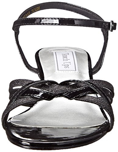 Touch Ups Women's Melanie Ankle Strap Sandal,Black,8.5 M US
